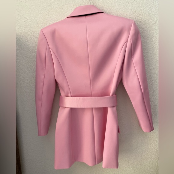 Like new Alexander Wang pink Belted Double Breasted Blazer Dress0 $995 - Picture 11 of 15